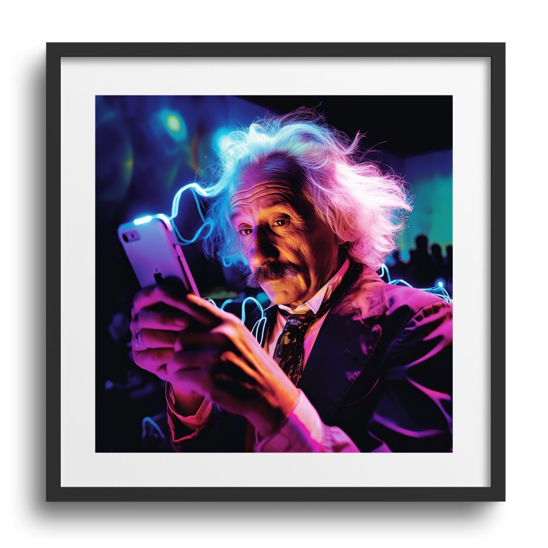 EINSTEIN EPIPHANY - DOTCOM ART