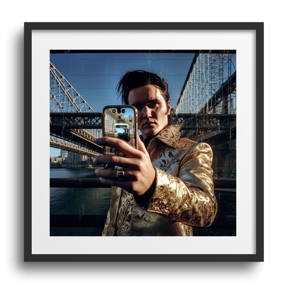 ELVIS SELFIE *2 - DOTCOM ART