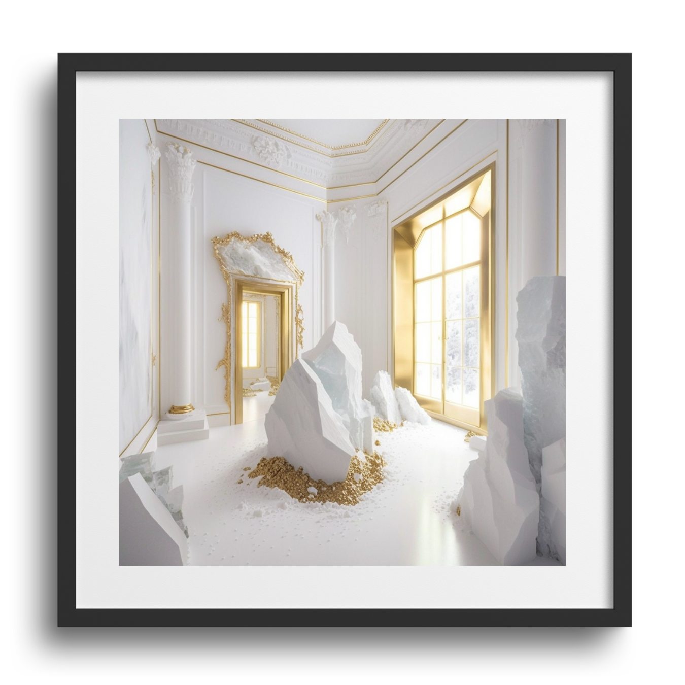 WHITE + GOLD *2 - DOTCOM ART