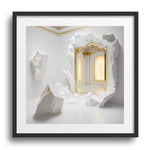 WHITE + GOLD *1 - DOTCOM ART