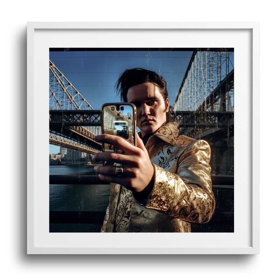 ELVIS SELFIE *2 - DOTCOM ART
