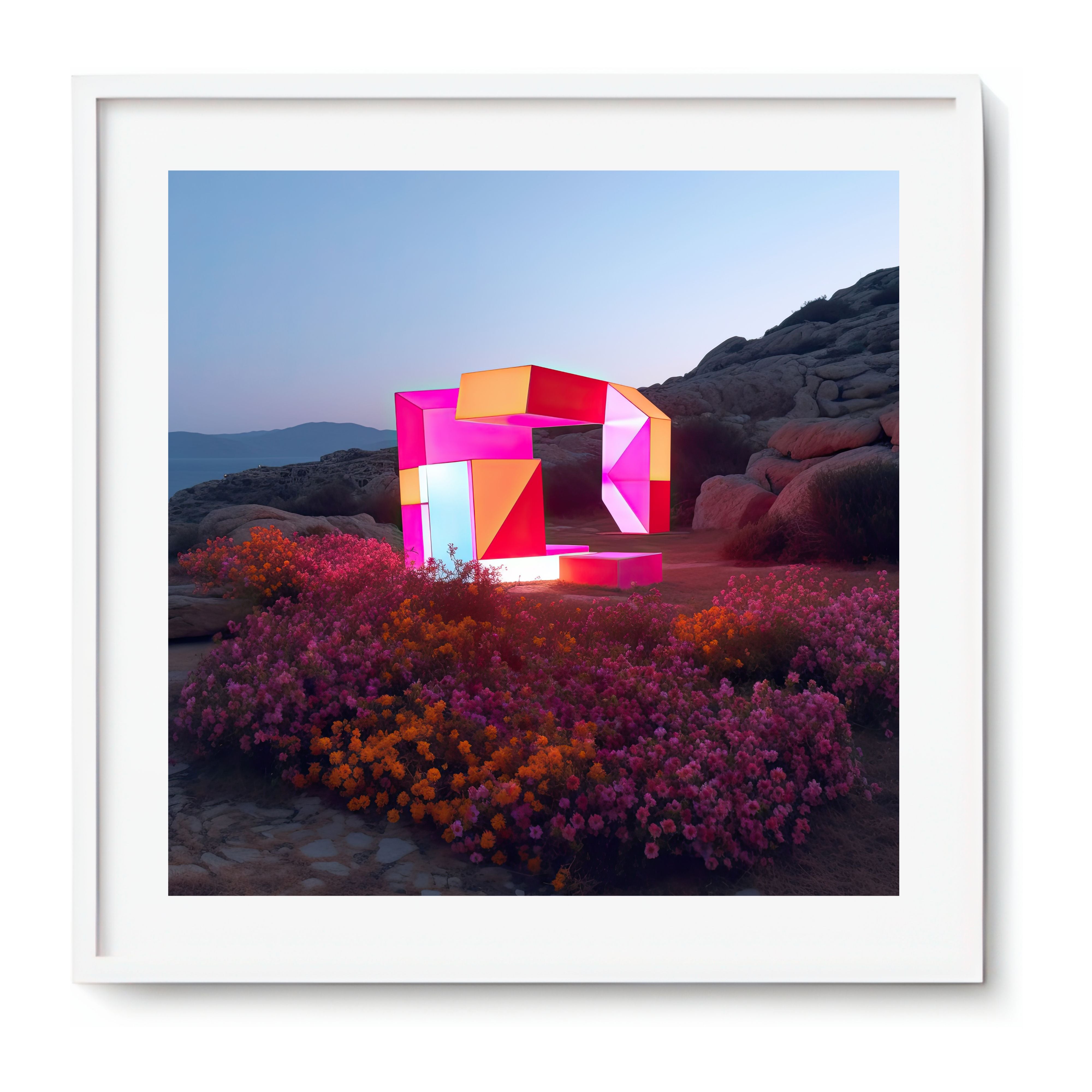 DESERT TRAFFIC LIGHT - DOTCOM ART