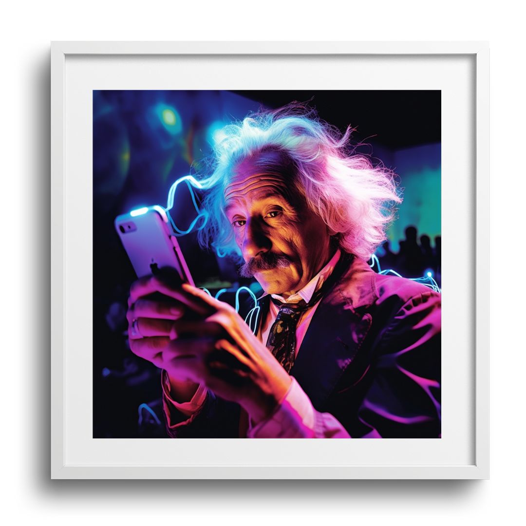 EINSTEIN EPIPHANY - DOTCOM ART