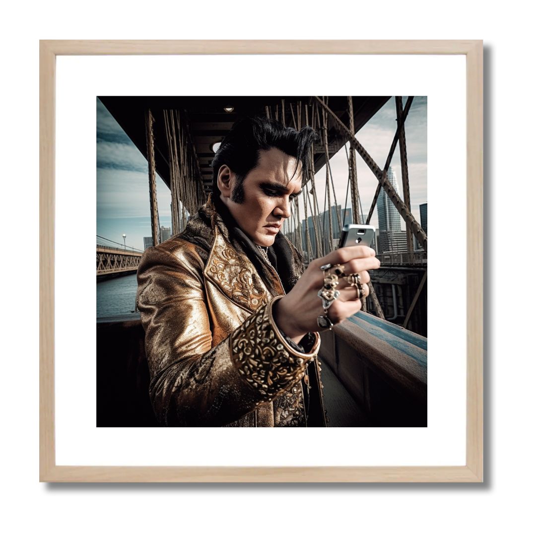 ELVIS SELFIE - DOTCOM ART