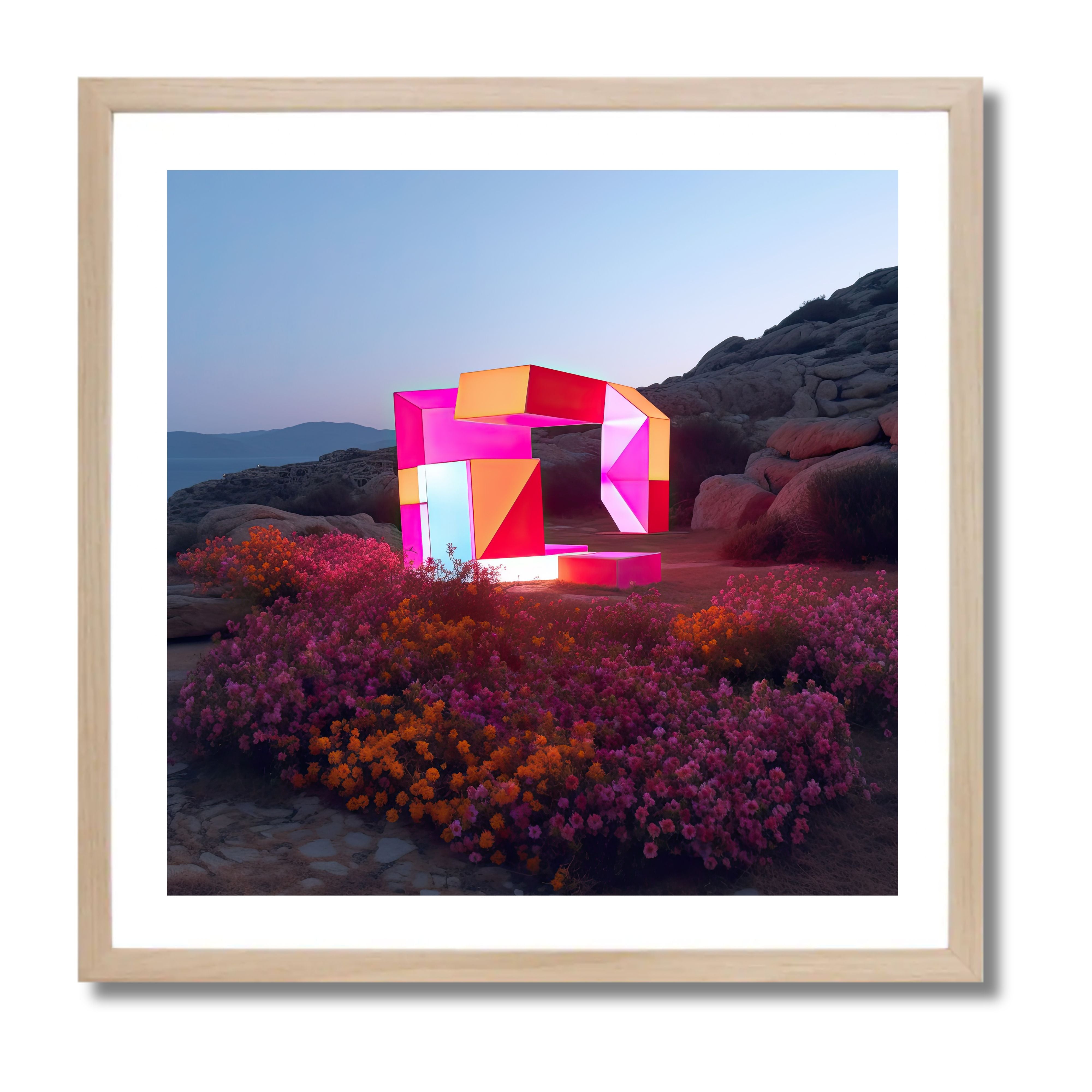 DESERT TRAFFIC LIGHT - DOTCOM ART