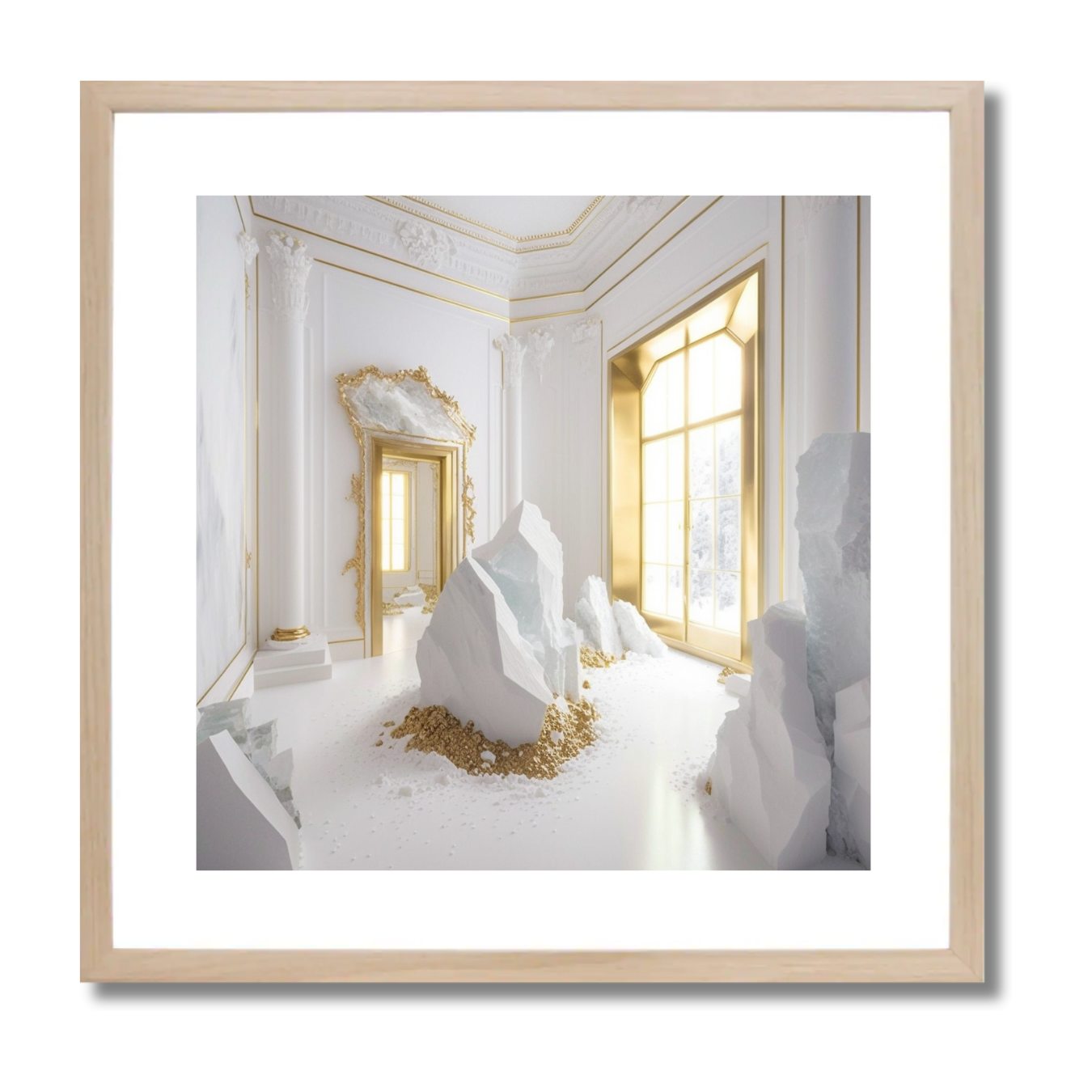 WHITE + GOLD *2 - DOTCOM ART