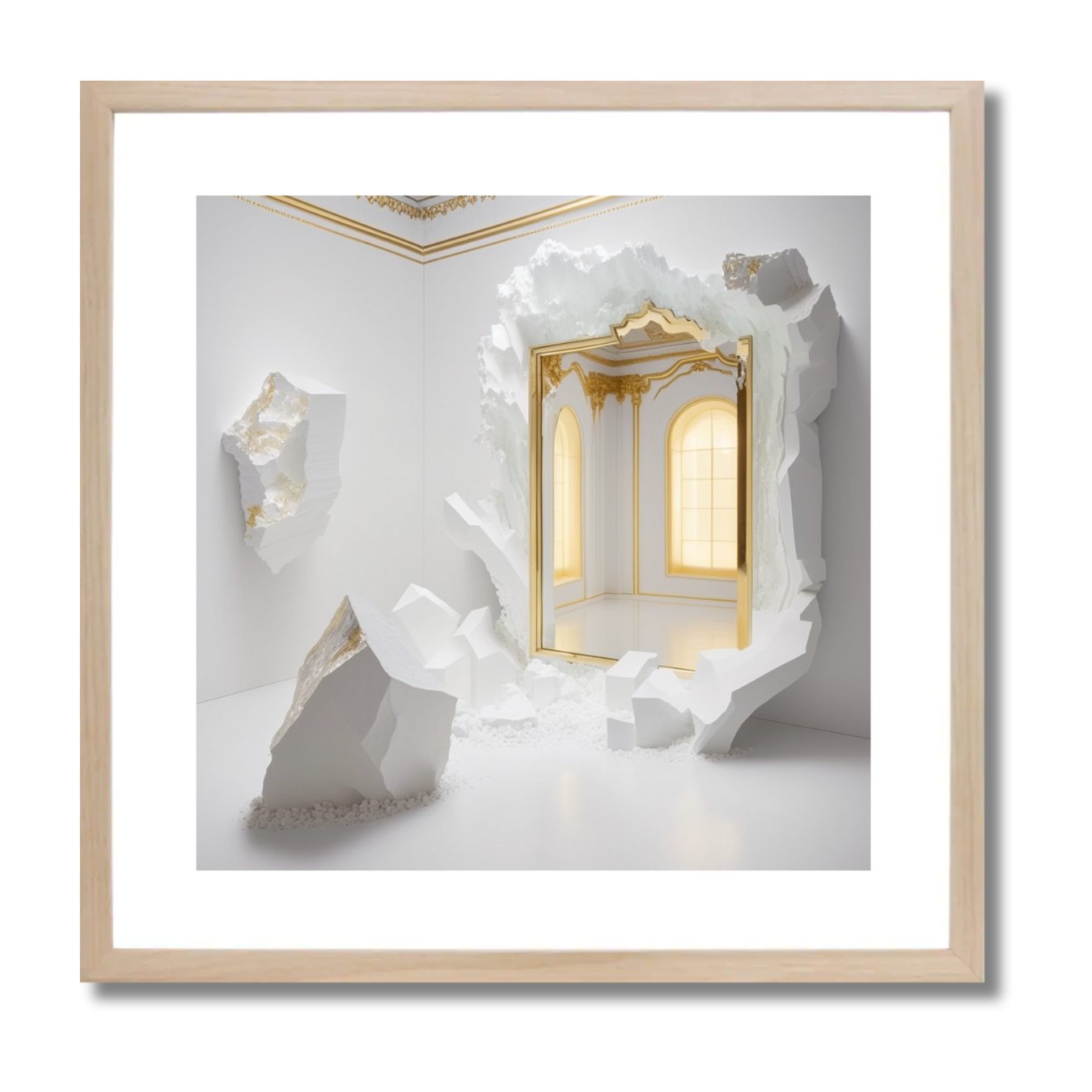WHITE + GOLD *1 - DOTCOM ART
