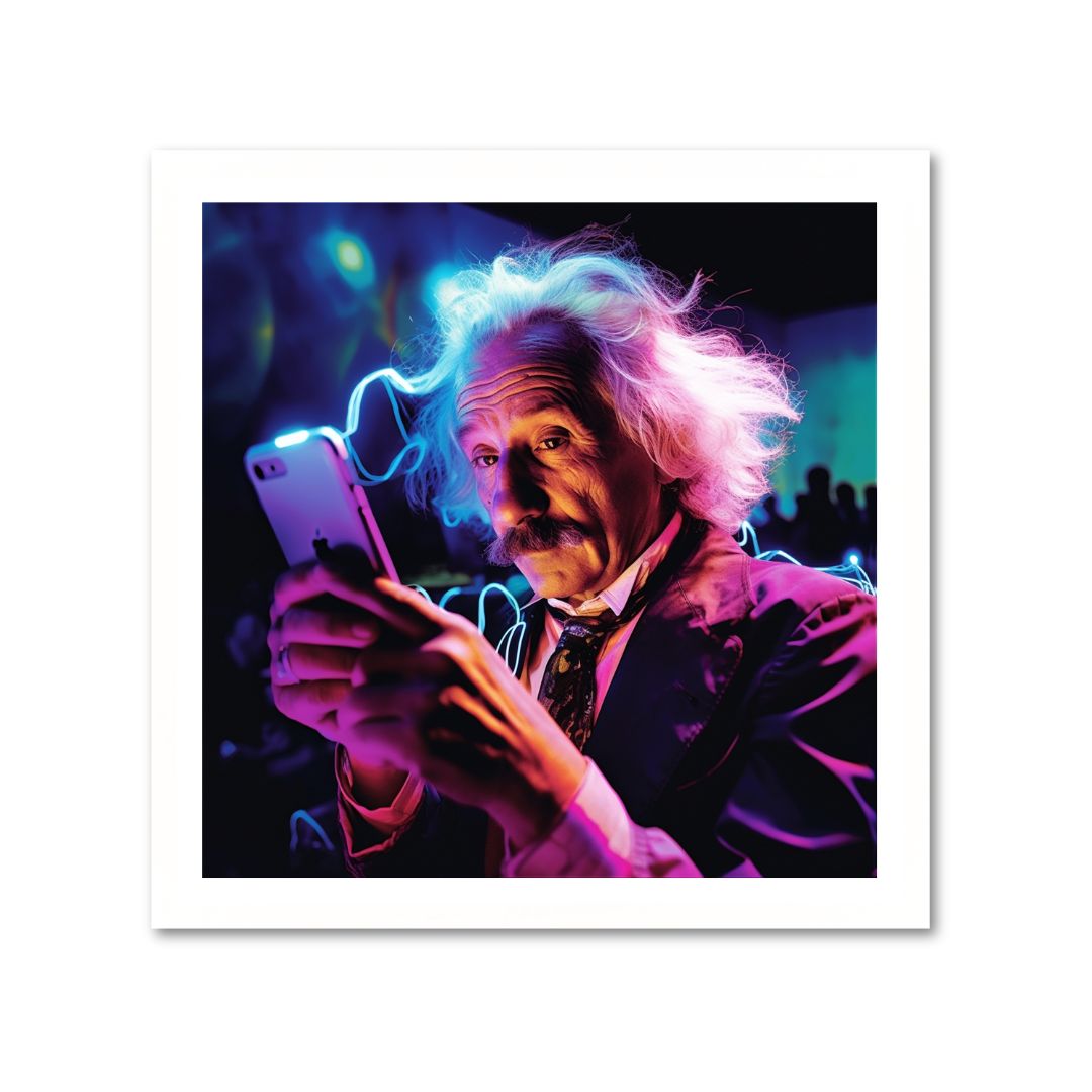 EINSTEIN EPIPHANY - DOTCOM ART