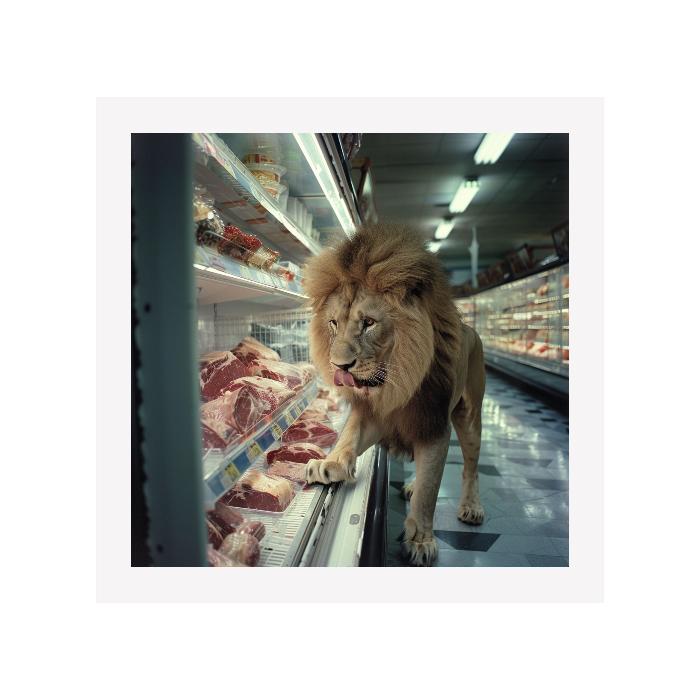 LION AISLE 1 - DOTCOM ART