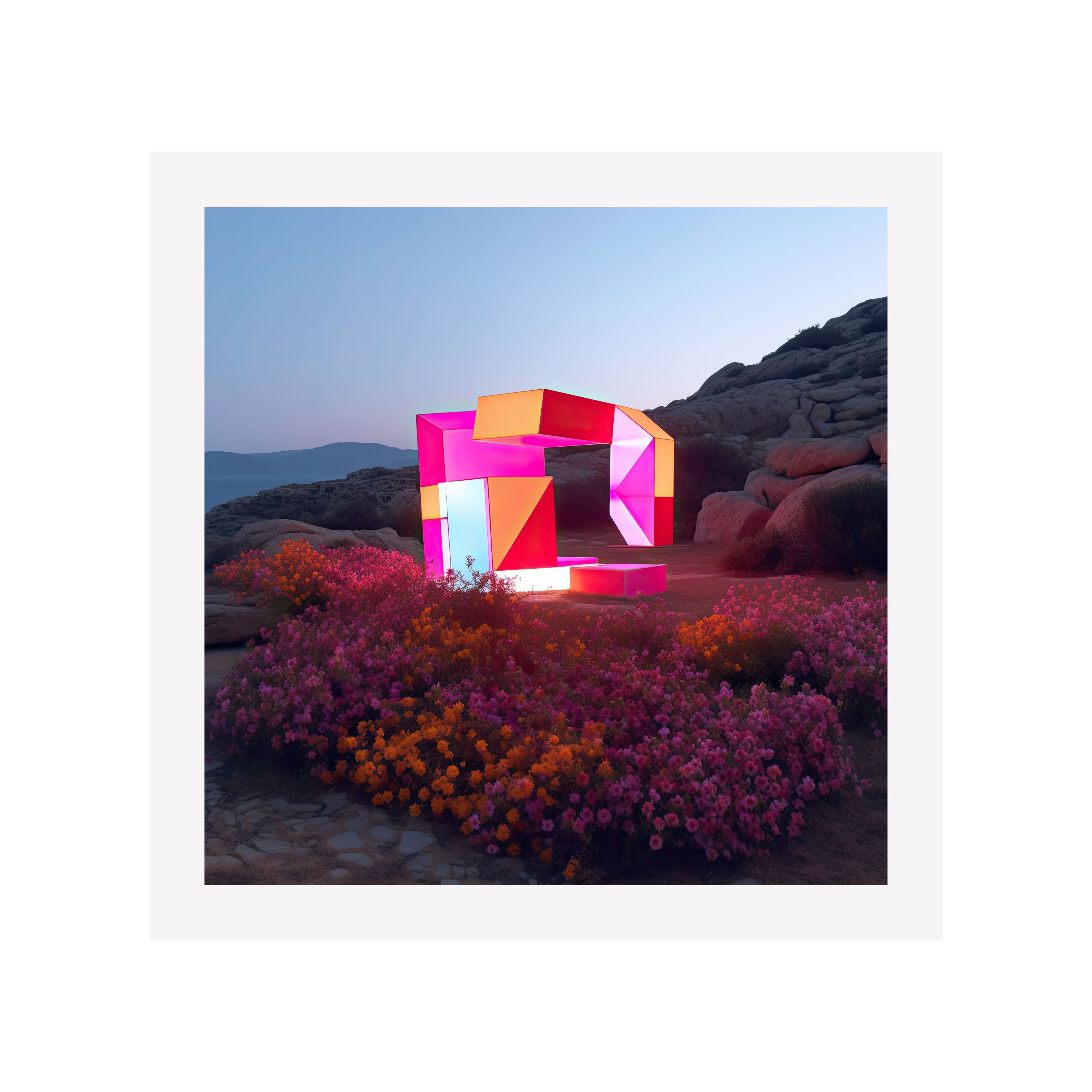 DESERT TRAFFIC LIGHT - DOTCOM ART