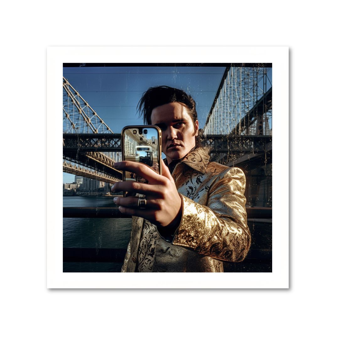 ELVIS SELFIE *2 - DOTCOM ART