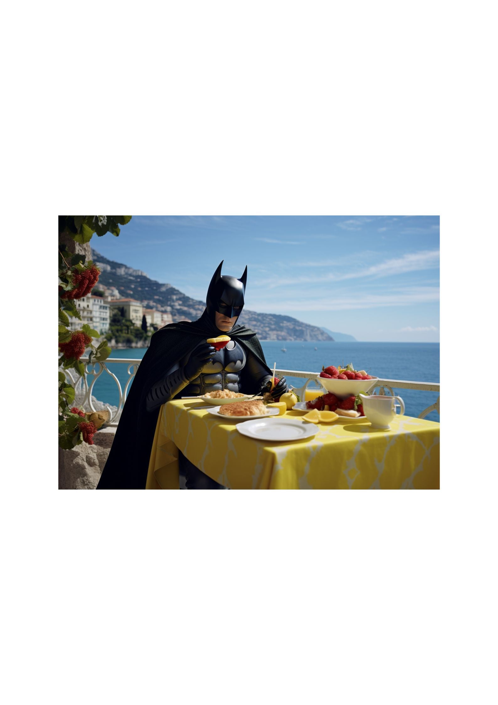 BATMAN IN CAPRI - DOTCOM ART