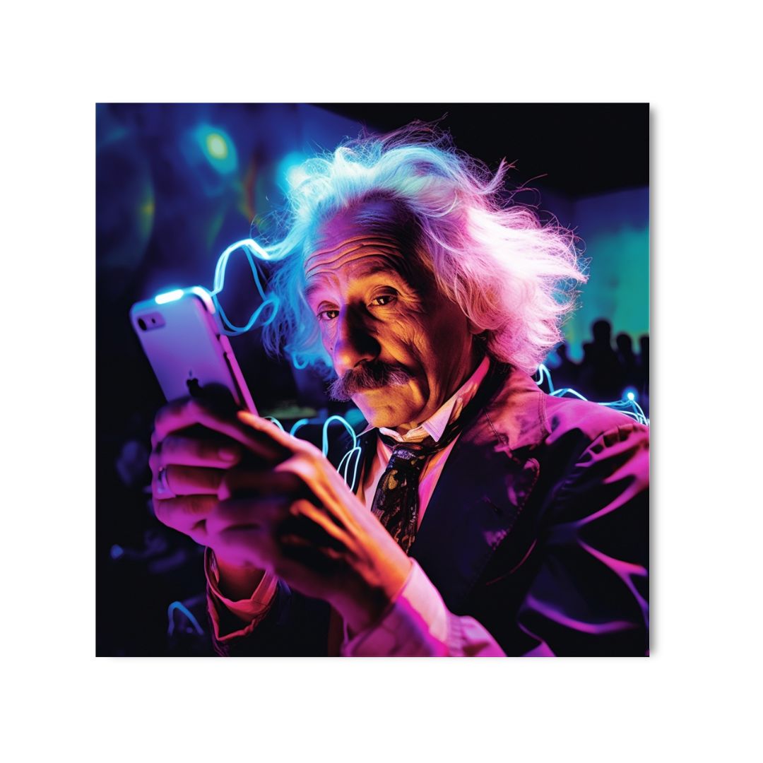 EINSTEIN EPIPHANY - DOTCOM ART