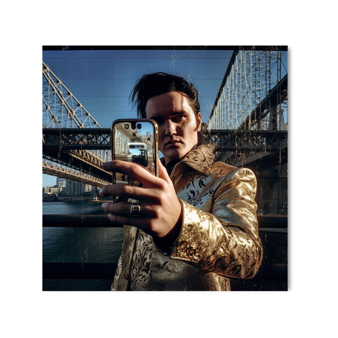 ELVIS SELFIE *2 - DOTCOM ART