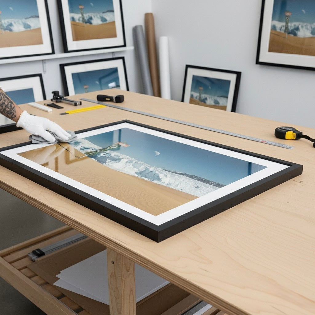 The 'Cabin Noir' Look: Rugged Adventure Photography Meets Sleek Minimalist Frames