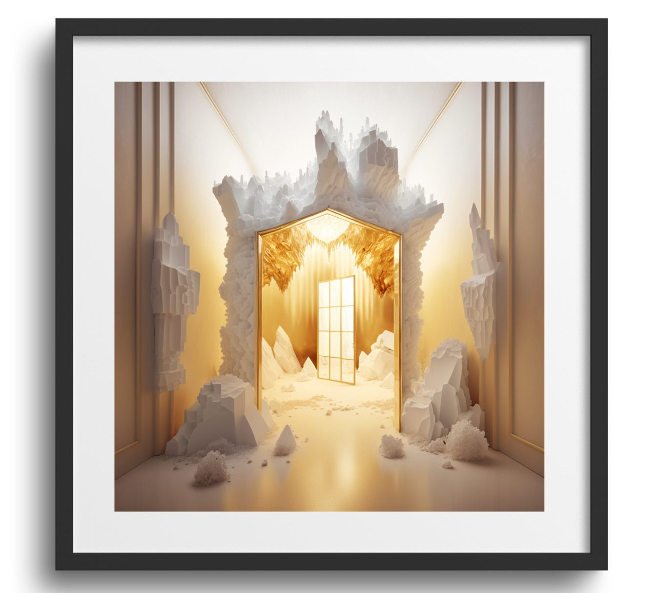 WHITE + GOLD *3 - DOTCOM ART