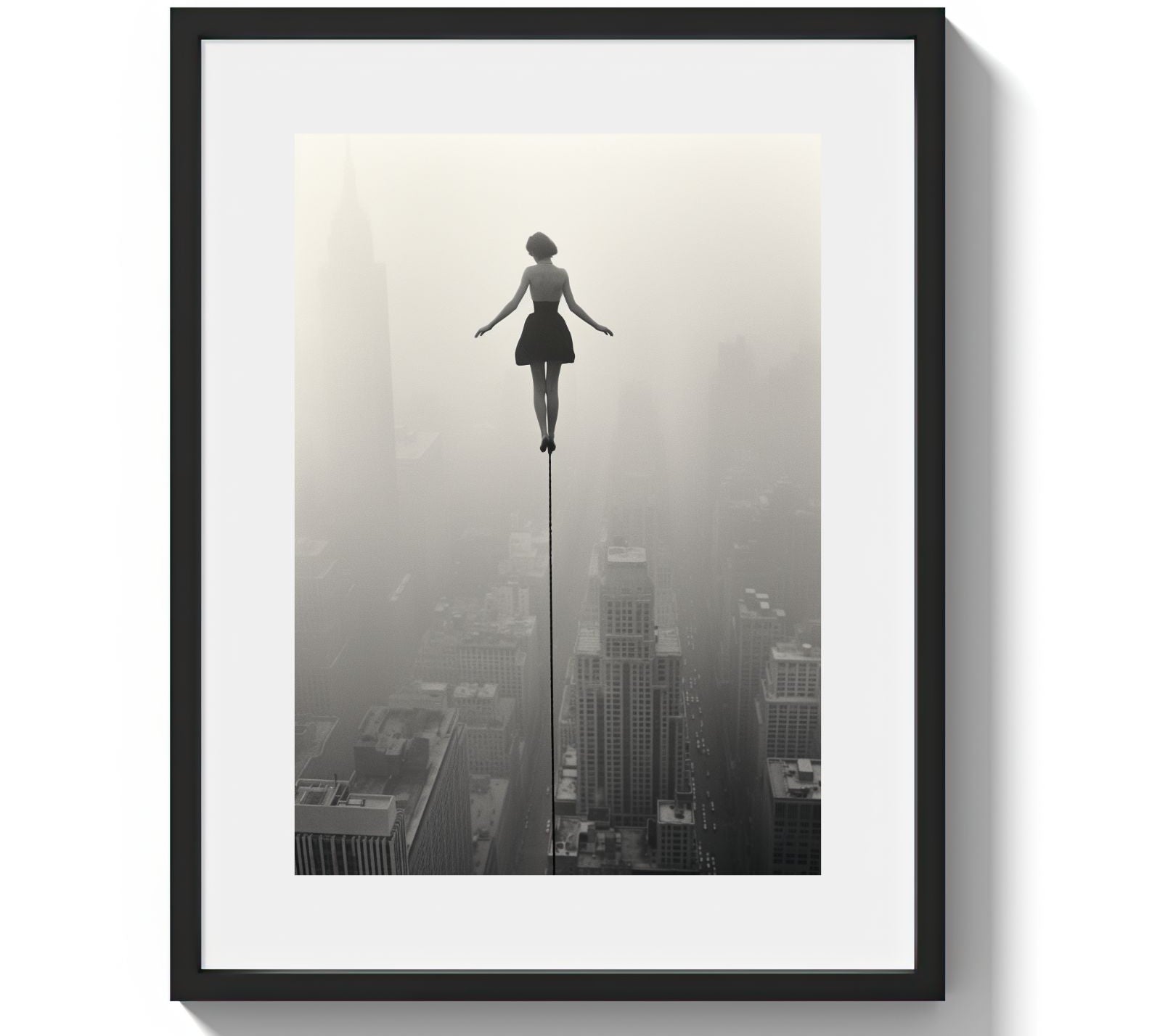 LADY ON A WIRE - DOTCOM ART