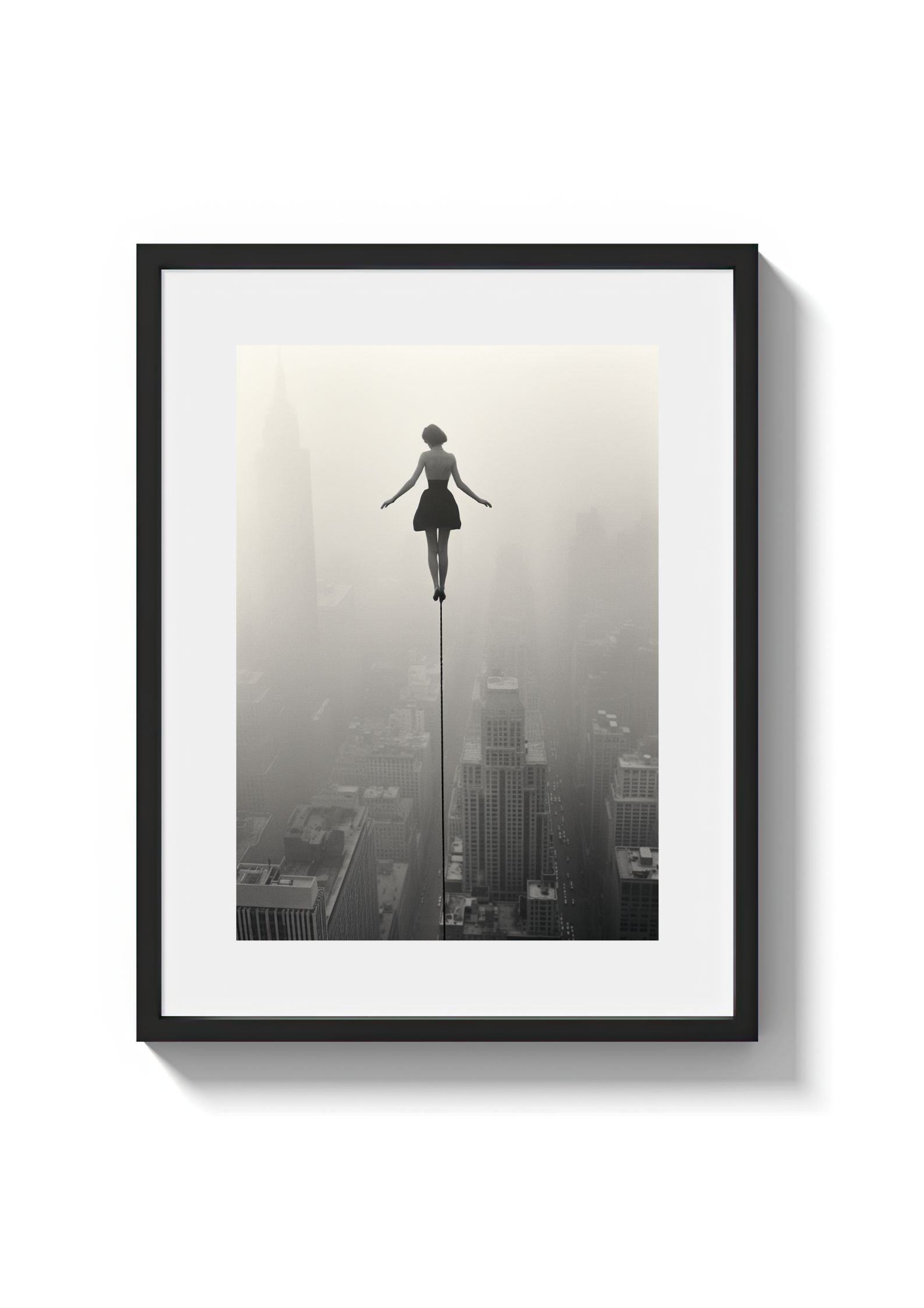 LADY ON A WIRE - DOTCOM ART