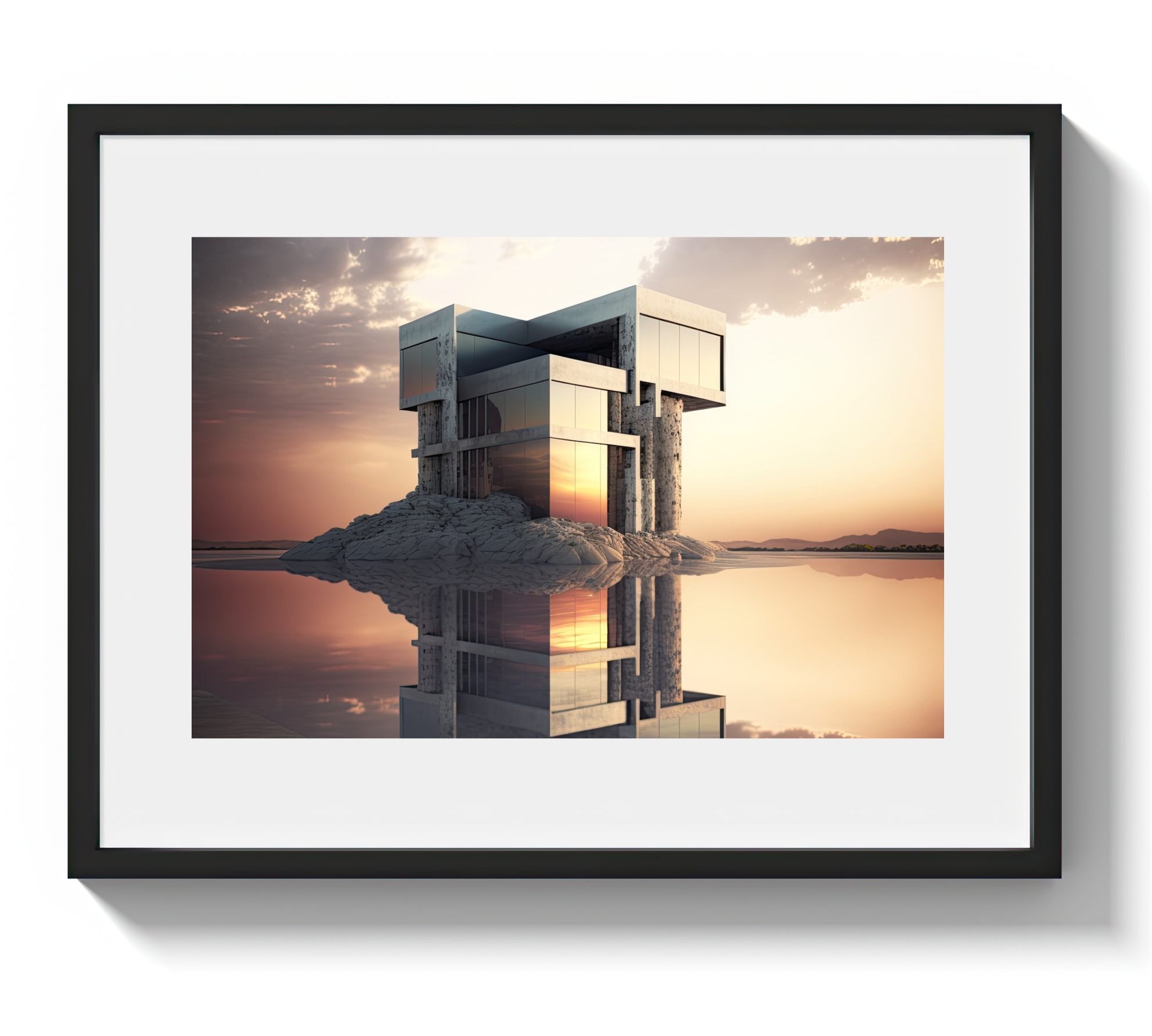 SUNSET ON STILTS *1 - DOTCOM ART