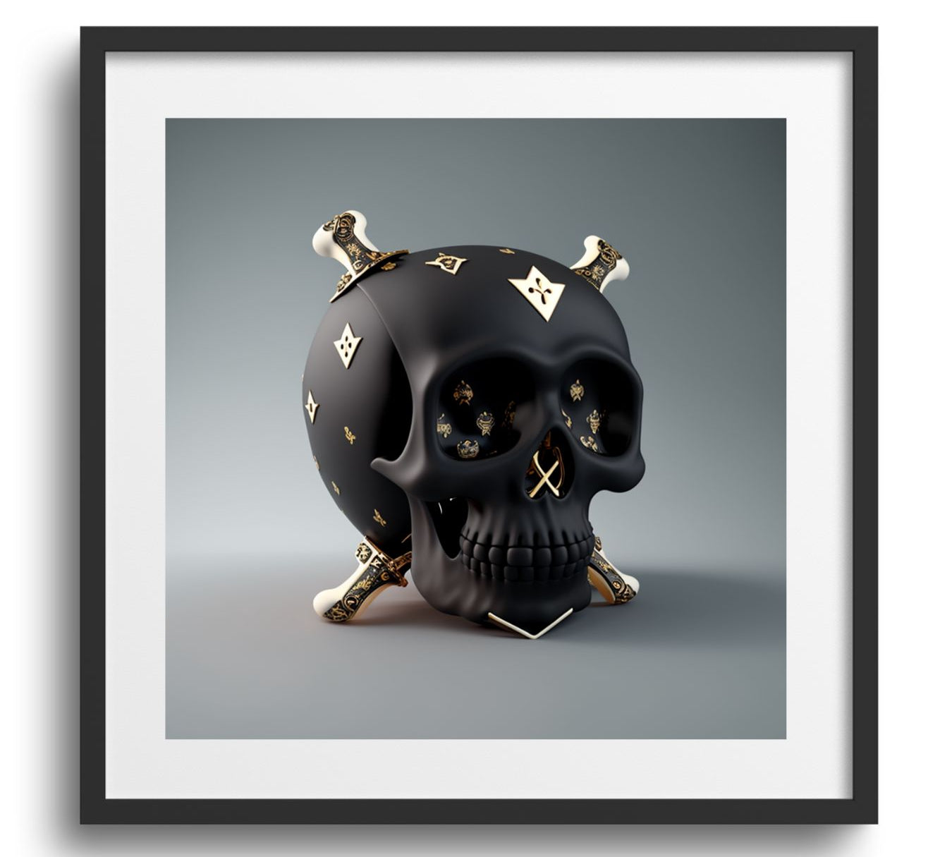 LV LUXE SKULL *1 - DOTCOM ART
