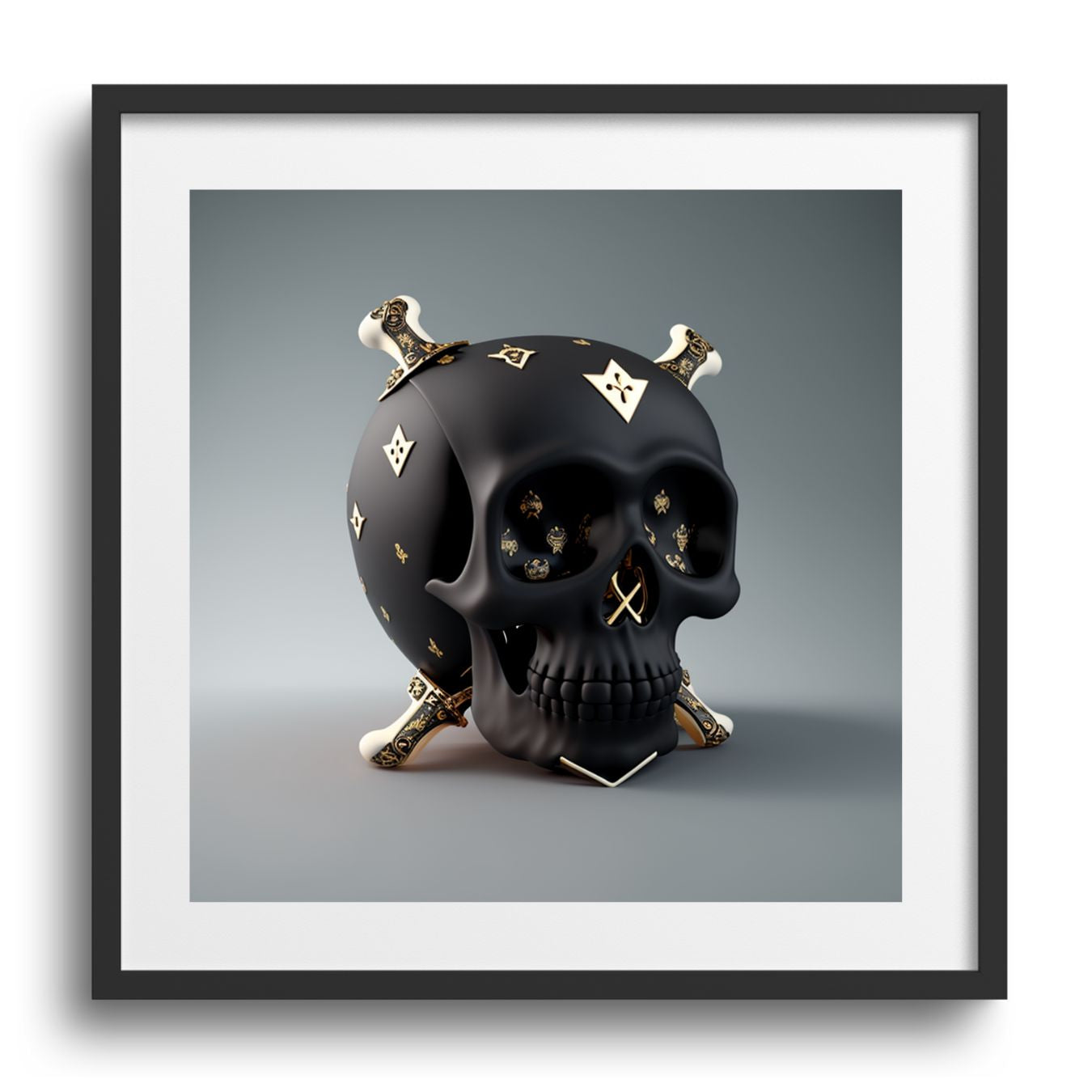 LV LUXE SKULL *1 - DOTCOM ART