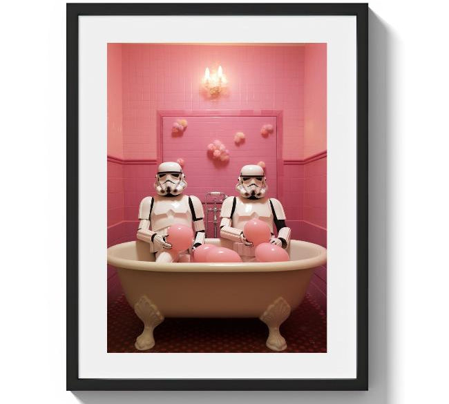 BUBBLE BATH - DOTCOM ART