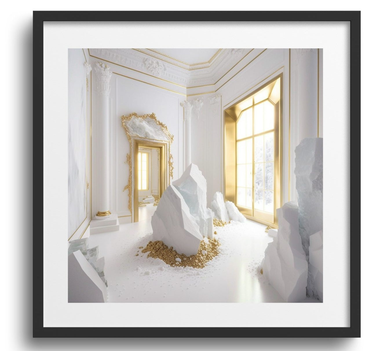 WHITE + GOLD *2 - DOTCOM ART