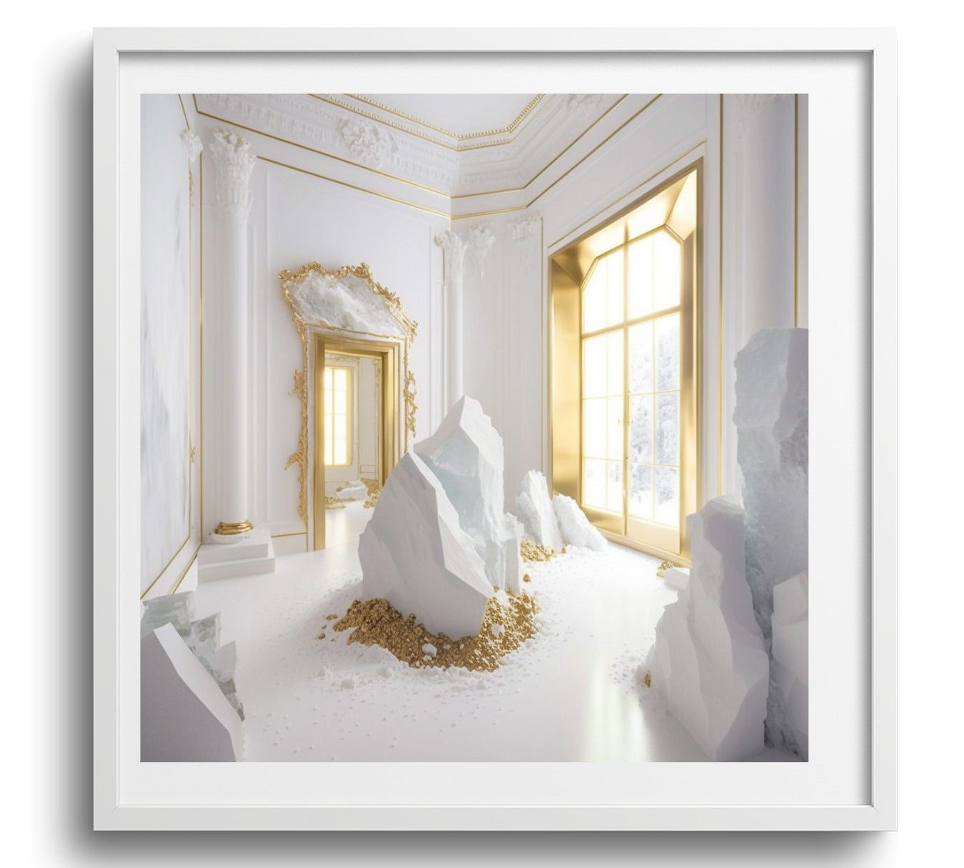 WHITE + GOLD *2 - DOTCOM ART