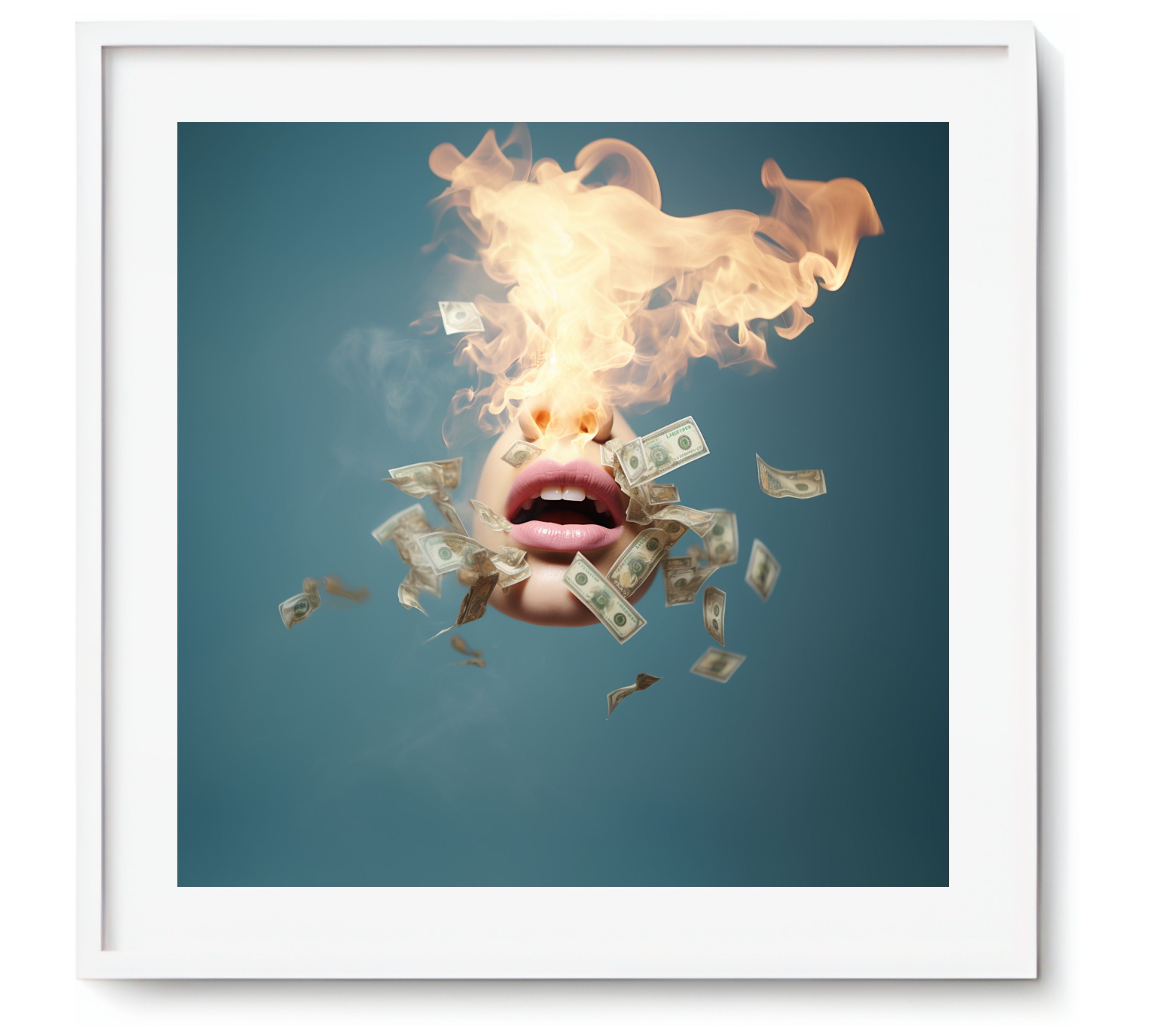 MONEY TO BURN - DOTCOM ART