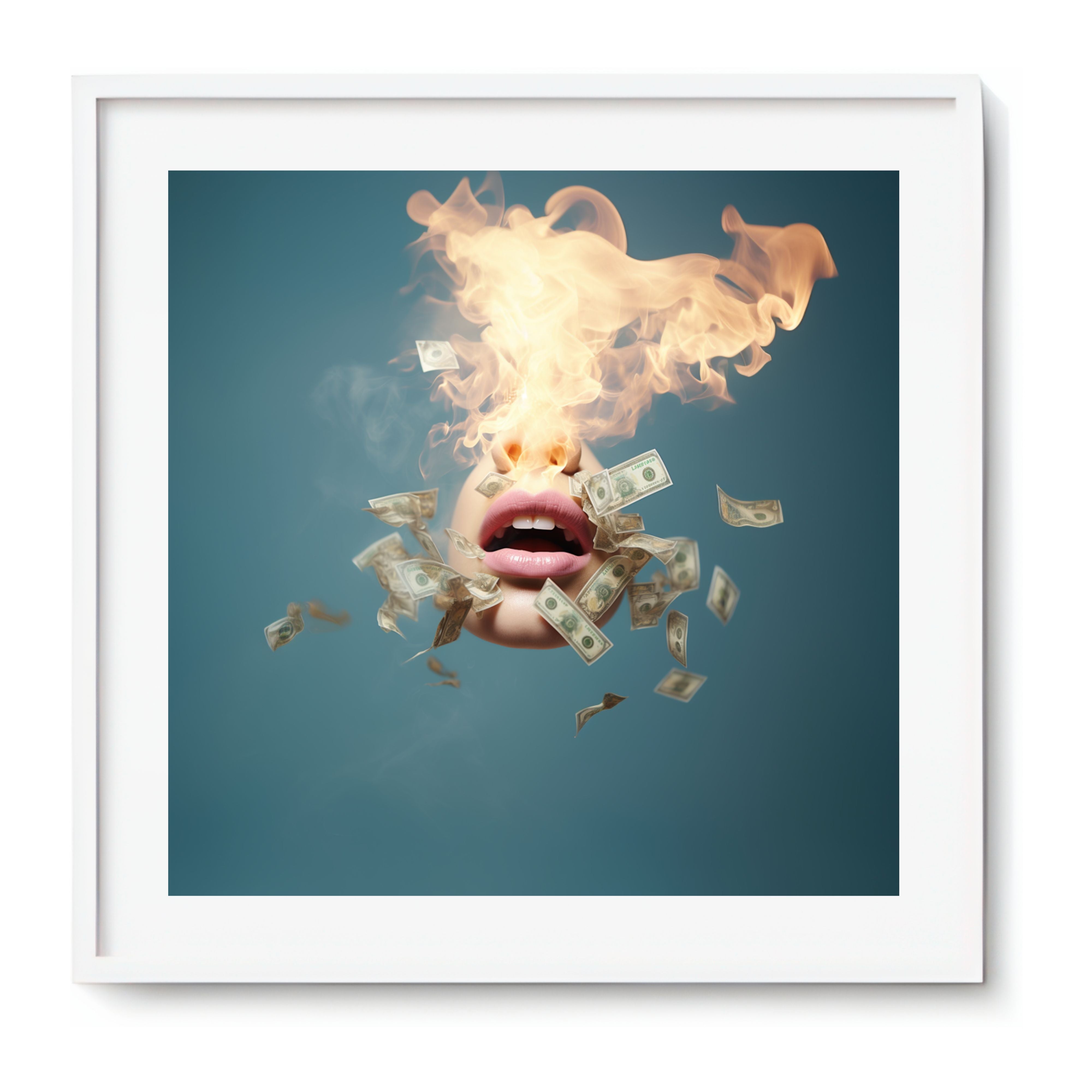 MONEY TO BURN - DOTCOM ART