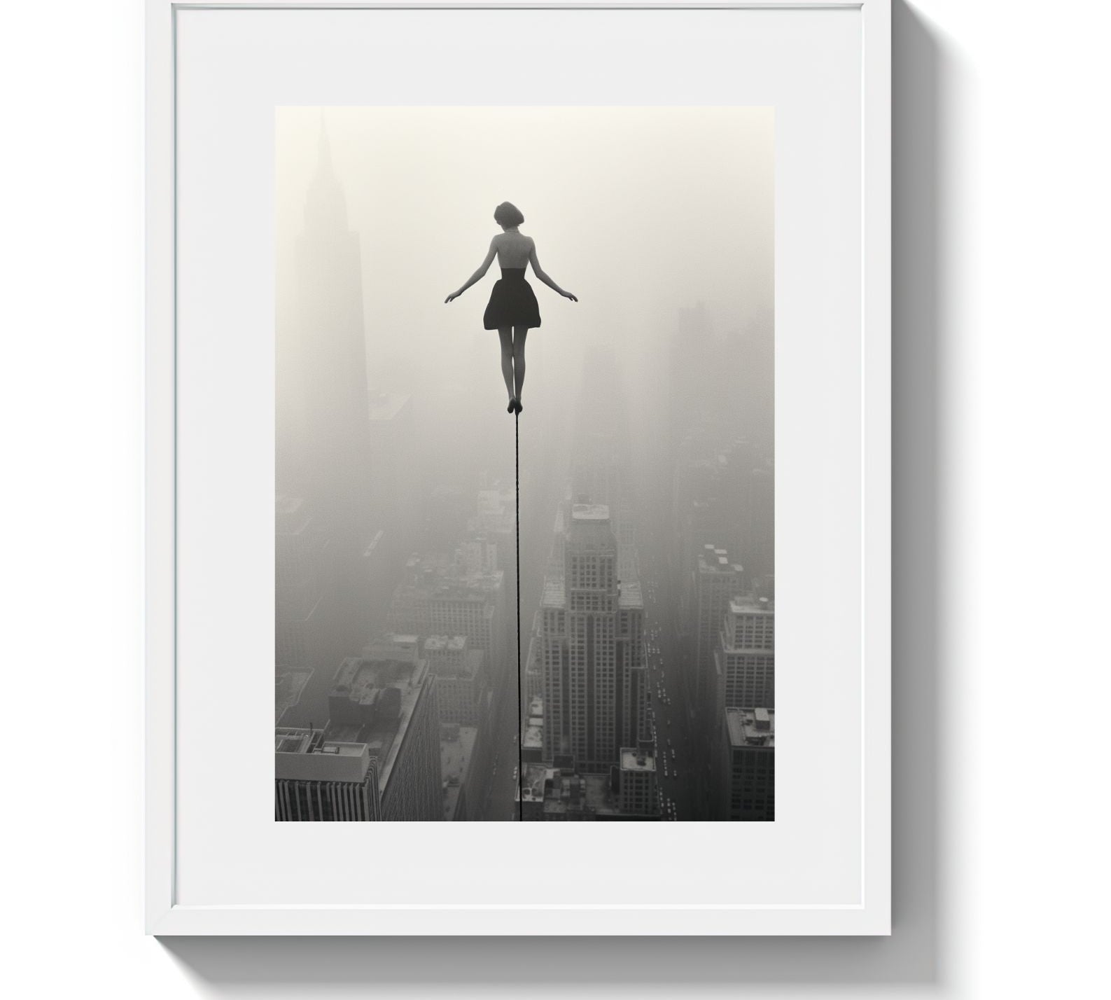 LADY ON A WIRE - DOTCOM ART