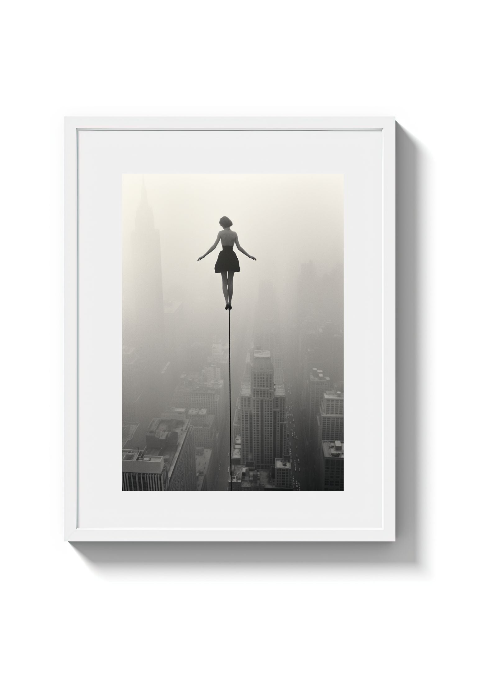 LADY ON A WIRE - DOTCOM ART