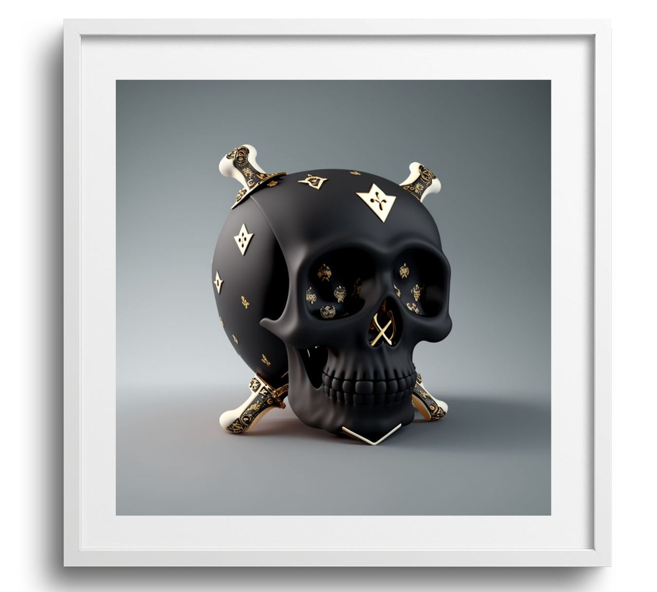 LV LUXE SKULL *1 - DOTCOM ART