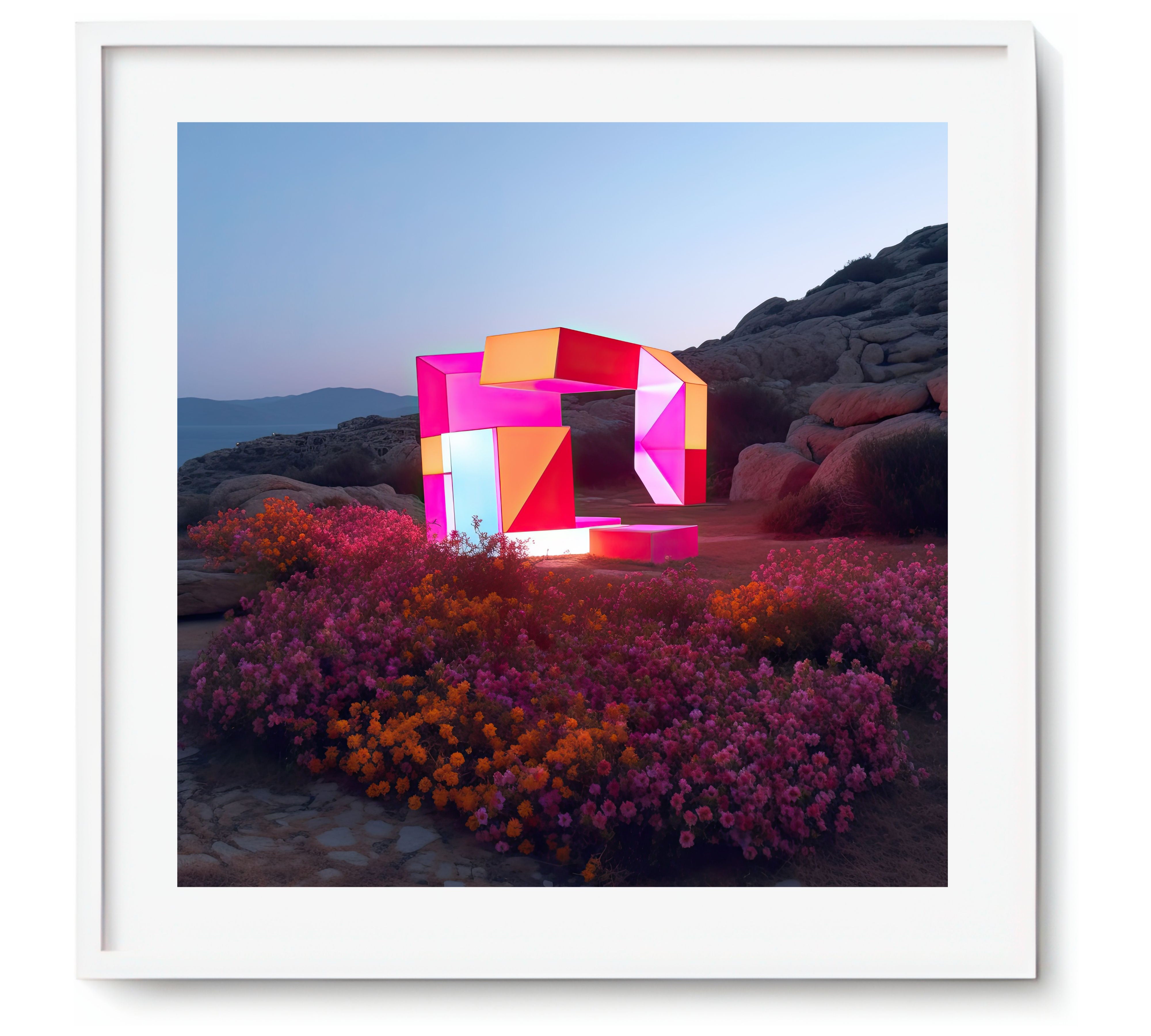 DESERT TRAFFIC LIGHT - DOTCOM ART