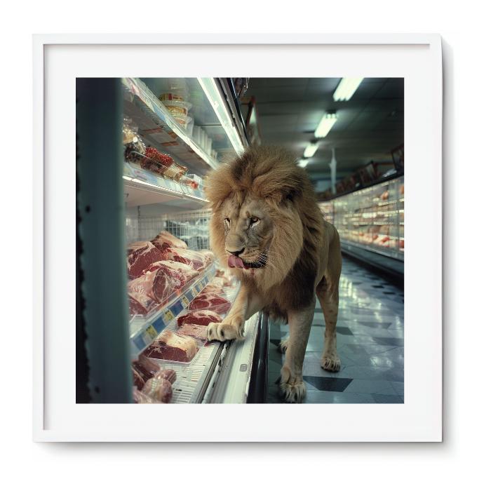 LION AISLE 1 - DOTCOM ART