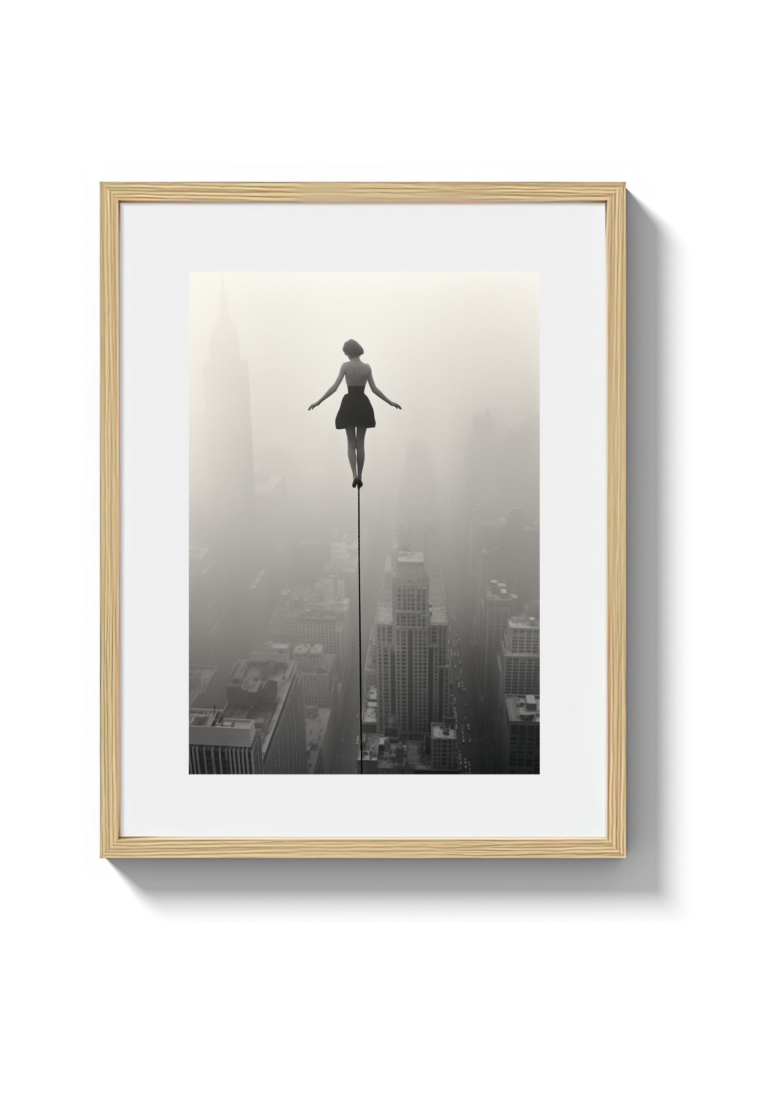 LADY ON A WIRE - DOTCOM ART