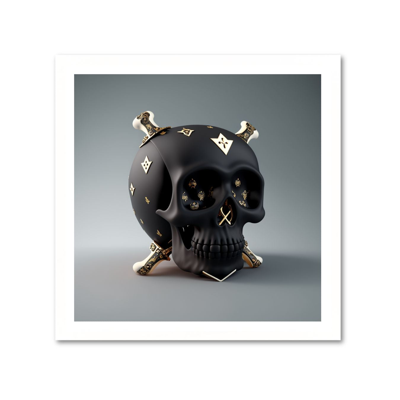 LV LUXE SKULL *1 - DOTCOM ART