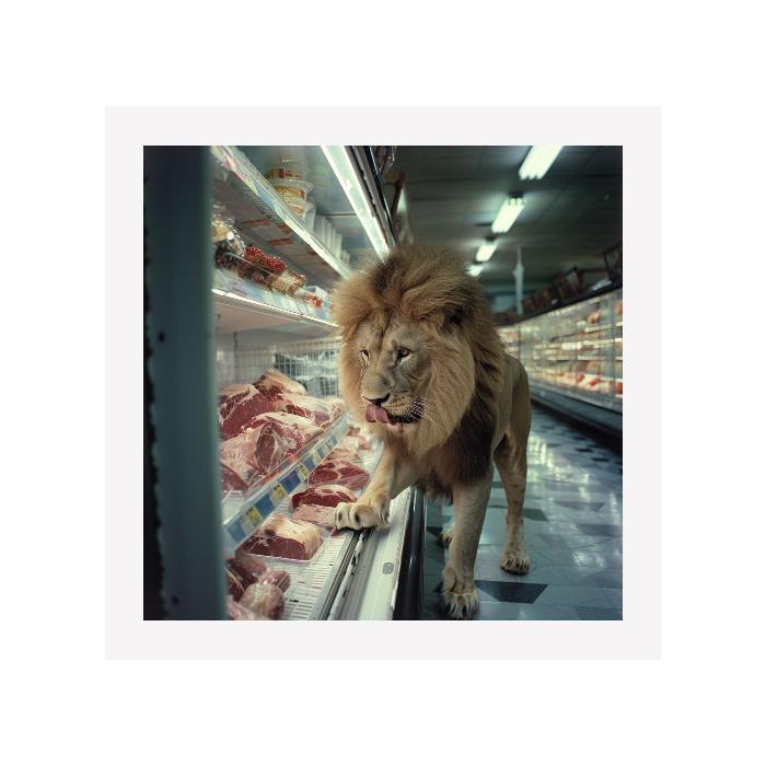 LION AISLE 1 - DOTCOM ART