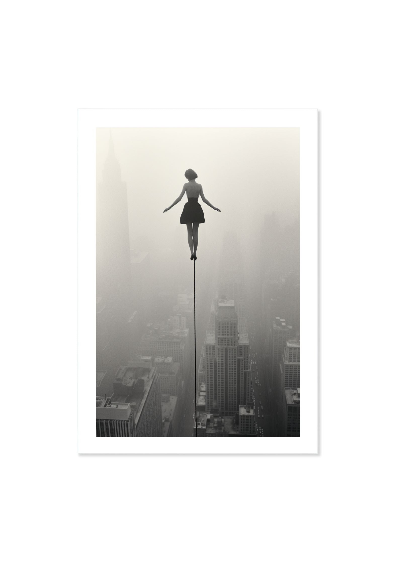 LADY ON A WIRE - DOTCOM ART
