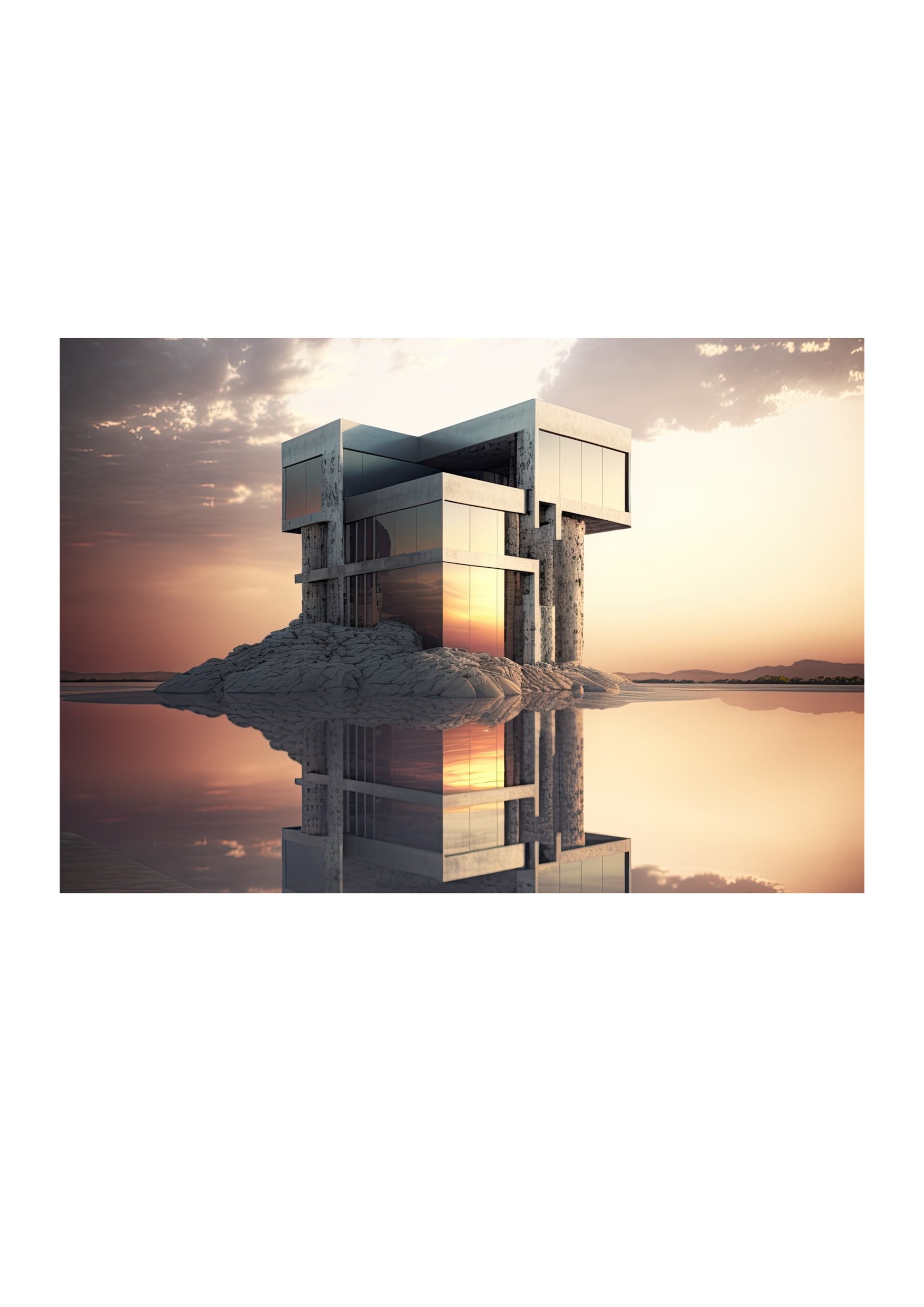 SUNSET ON STILTS *1 - DOTCOM ART