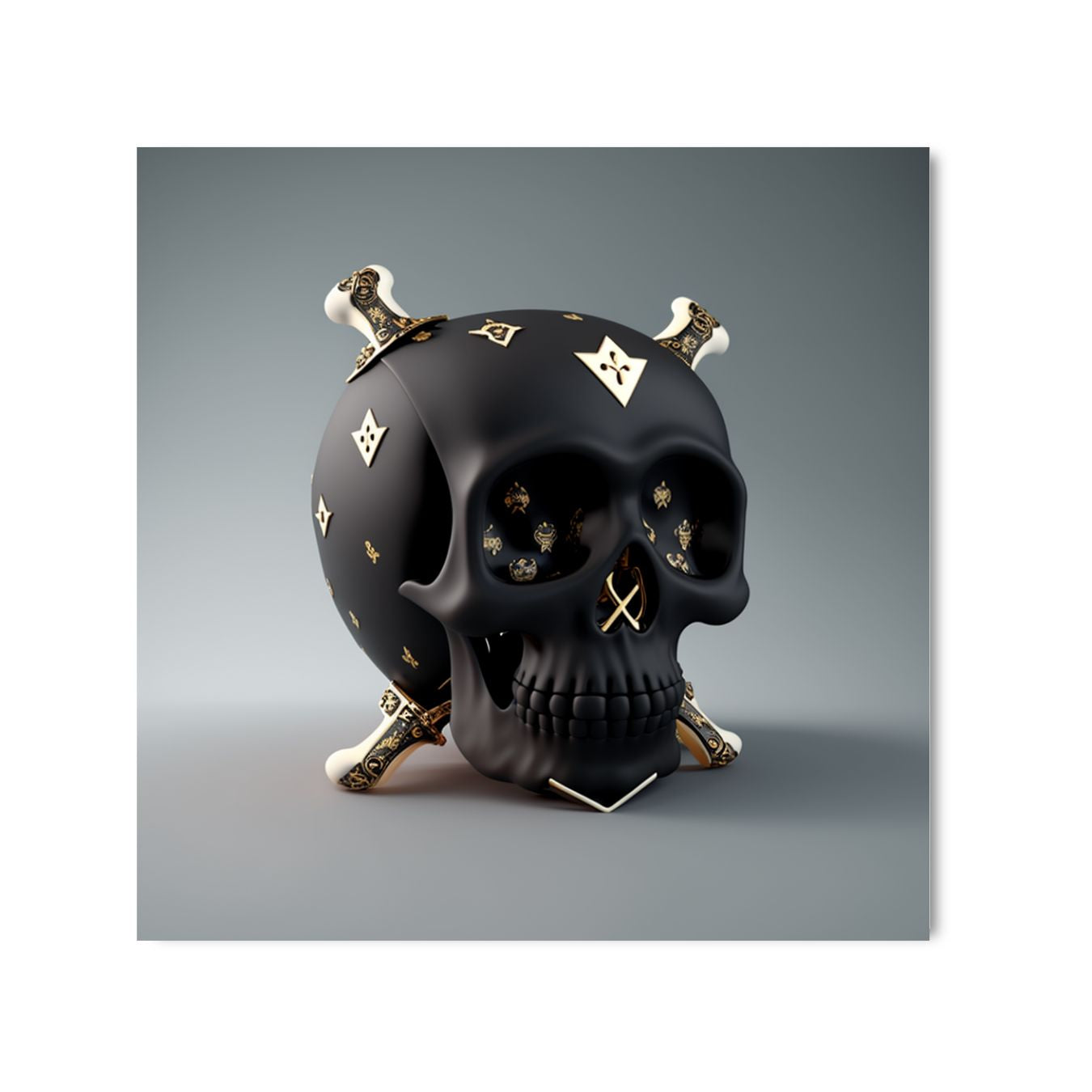 LV LUXE SKULL *1 - DOTCOM ART