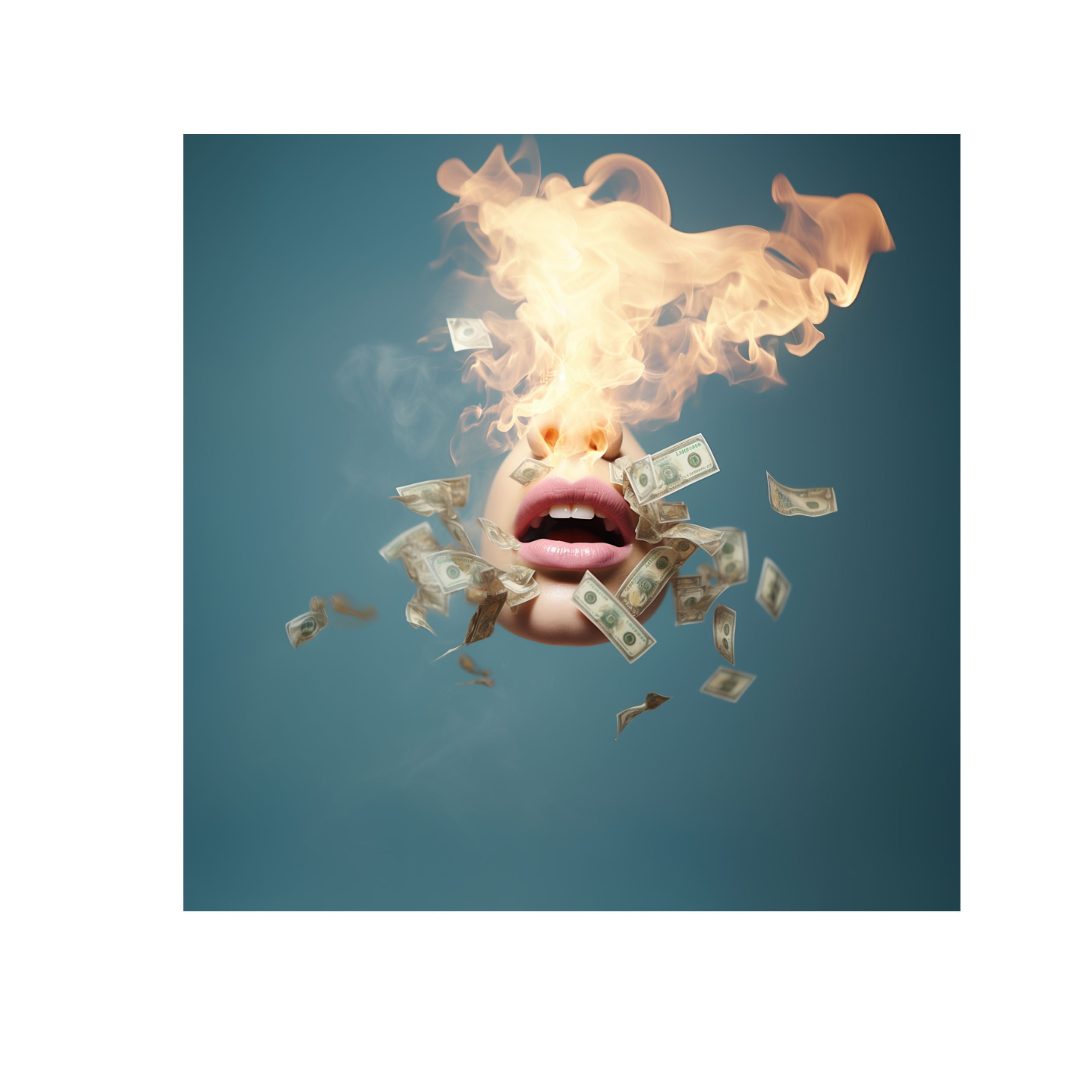 MONEY TO BURN - DOTCOM ART