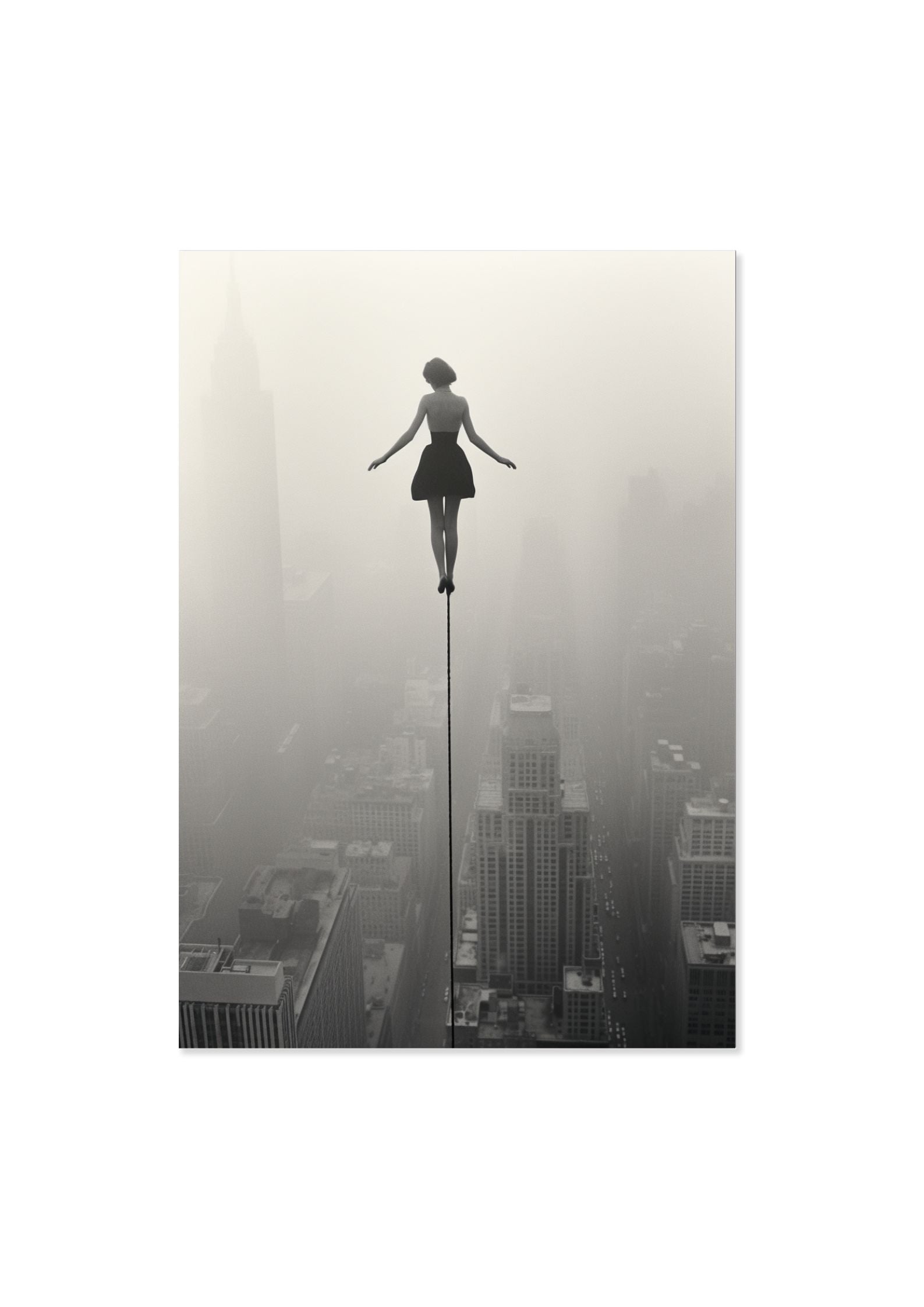 LADY ON A WIRE - DOTCOM ART